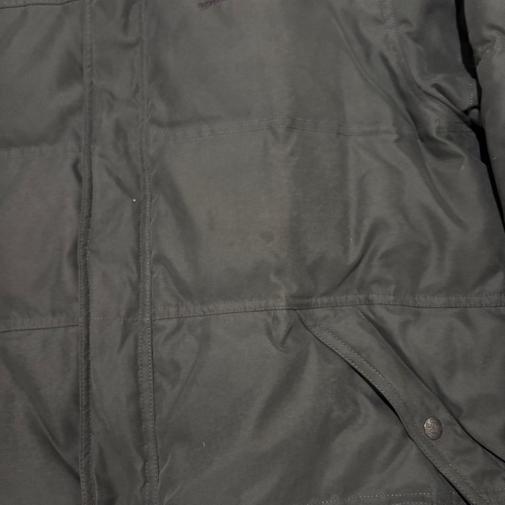 Eddie Bauer EB650 Puffers Jacket Size Large Gray Goose Down Outdoor Fall Winter - Picture 2 of 8